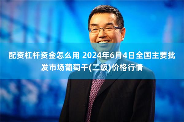 配资杠杆资金怎么用 2024年6月4日全国主要批发市场葡萄干(二级)价格行情