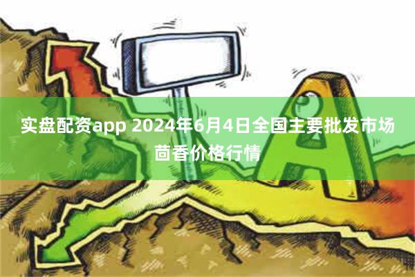 实盘配资app 2024年6月4日全国主要批发市场茴香价格行情