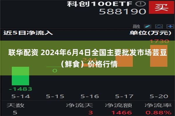 联华配资 2024年6月4日全国主要批发市场芸豆（鲜食）价格行情