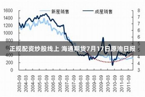 正规配资炒股线上 海通期货7月17日原油日报