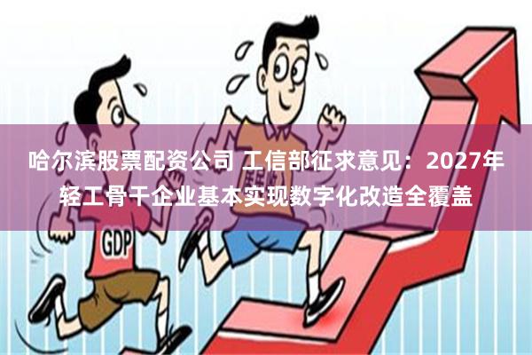 哈尔滨股票配资公司 工信部征求意见：2027年轻工骨干企业基本实现数字化改造全覆盖