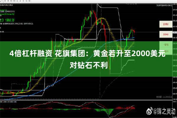 4倍杠杆融资 花旗集团：黄金若升至2000美元 对钻石不利