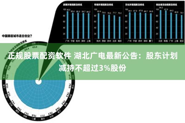 正规股票配资软件 湖北广电最新公告：股东计划减持不超过3%股份